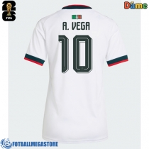 Fotballdrakt Dame Mexico Alexis Vega #10 Bortedrakt VM 2026 Kortermet